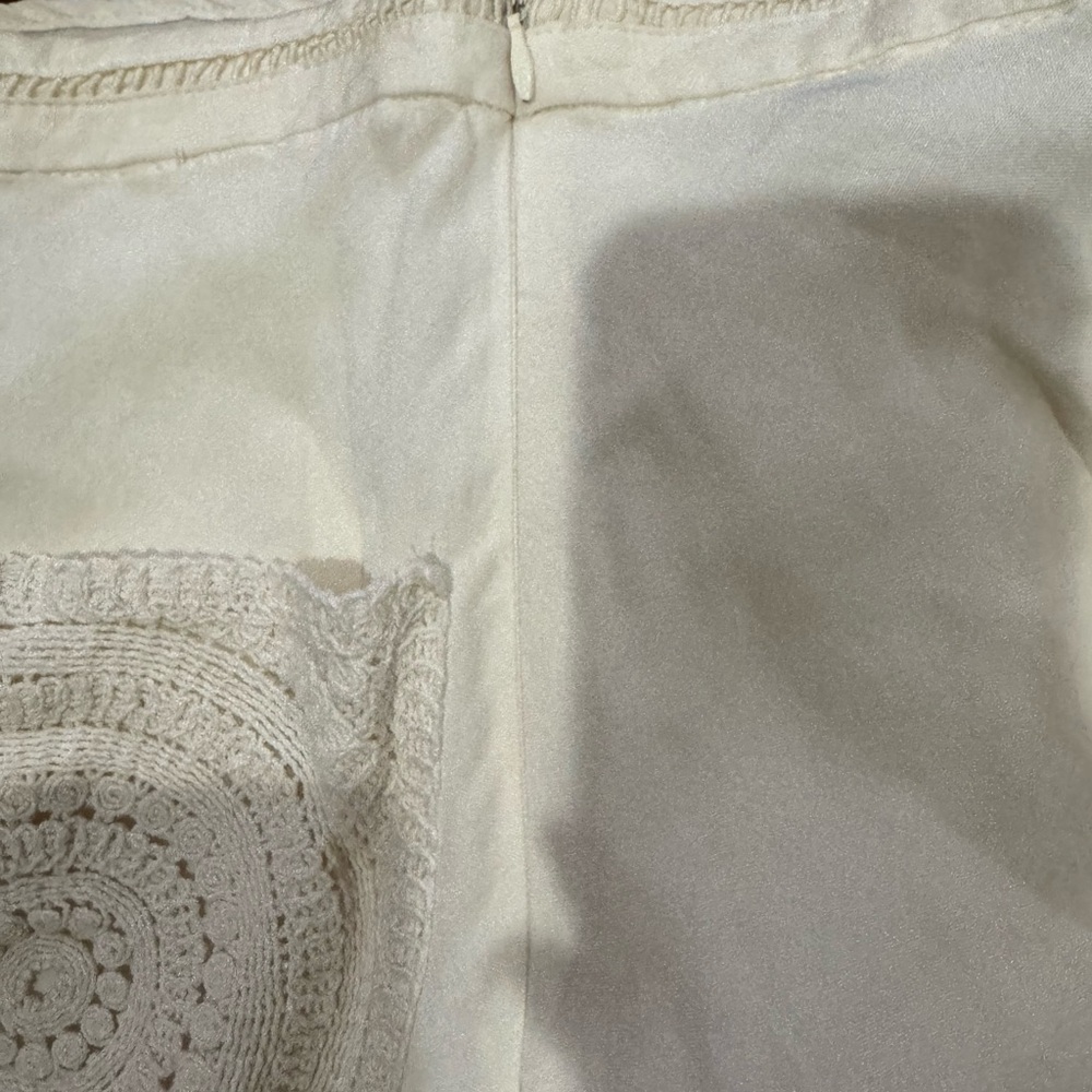 Zara  Limited Addition Crochet Pocket Maxi Linen Skirt - Picture 7 of 13